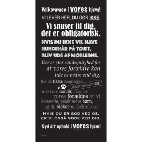 Hundens husregler - Vores hjem 